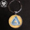 Brelok z Valknut żółto-niebieski - obrazek 3