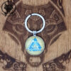 Brelok z Valknut żółto-niebieski - obrazek 2