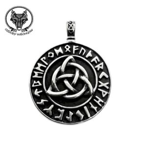zawieszka z triquetra i runami