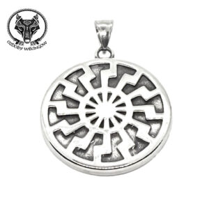 zawieszka czarne słońce duża