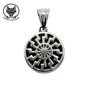 zawieszka czarne słońce mała