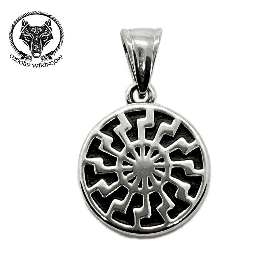 zawieszka czarne słońce mała